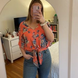 Lovestitch cropped tie top